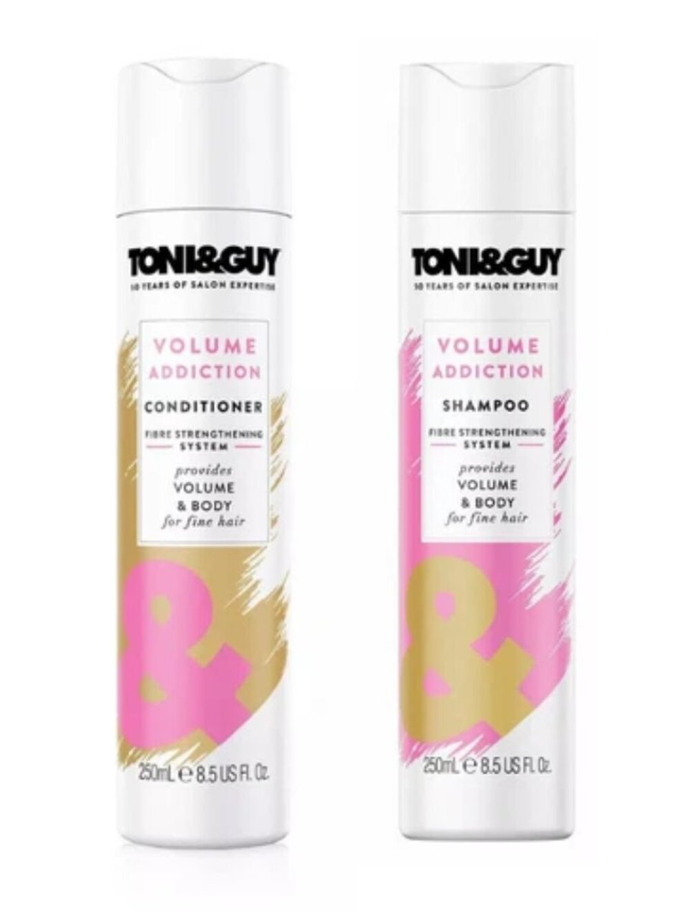 Toni&Guy Volume Addiction Shampoo & Conditioner Fibre Strengthening System 250ml